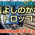 JR四国「藍よしのがわトロッコ」で徳島線をのんびり堪能する