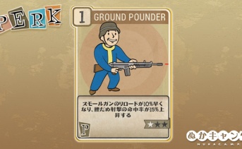 Fallout 76：Ground Pounder（Perception）