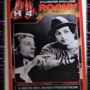 6390：『ロッキー』カードゲームH4、撮影の裏側写真よりスライとジョン・Ｇ・アヴィルドセン監督のツーショット