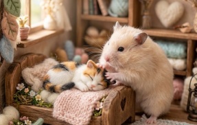 溺愛されて育ったネコちゃんの撫でて目線　かわいい