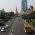 ​燃料節約計画が開始された3月7日、ヤンゴン市内の交通量は通常より減少