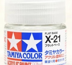 タミヤアクリルフラットベース、グレーっぽくなったけど大丈夫？