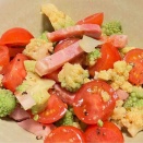 ロマネスコ＆🍅＆ケビンベーコン🥓