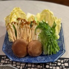 普段の日のしゃぶしゃぶの夜ごはん