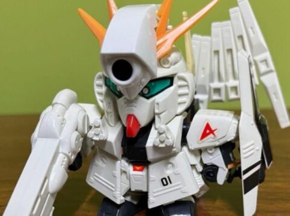 【元祖SD】ニューガンダムHWSのヘッドアーマーが後世にに引き継がれなくて悲しい