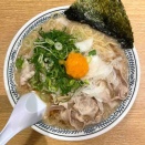 【丸源ラーメン 草津店】名物！熟成醤油ラーメン「肉そば」(滋賀県栗東市)