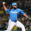 「ランサ・ジャマ」初昇格ザバラ、甲子園で160キロ火の玉デビュー　９回３者凡退