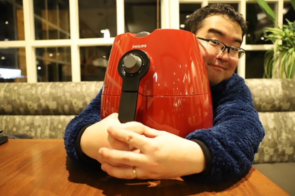 PHILIPS ノンフライヤー (レッド) 未使用フィリップス ノンフライヤー