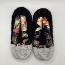 NO.430  布草履（紺・灰＋紺和柄）