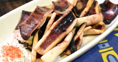 お酒が進む♪イカのにんにく醤油焼き