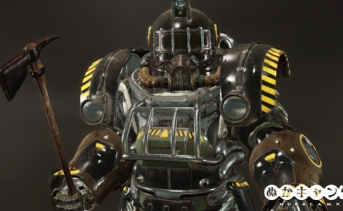 ガラハン資源抽出装置のパワーアーマー塗装（ガラハン鉱業塗装）