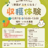 『いわき農園　冬野菜の収穫体験🥕』の画像