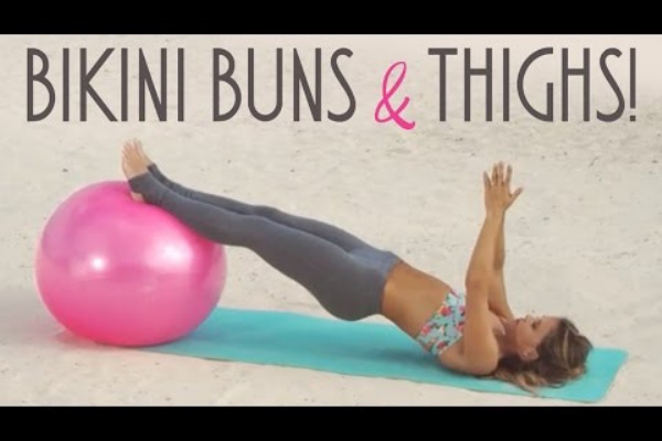 英語で フィットネス ビューティー バランスボール