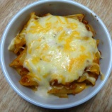 『ミートソースとホワイトソースでラザニア風グラタン』の画像