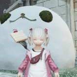 『【FF14】FCハウスのお庭にホロが作ってくれたドマ風かまくらが登場【FFXIV】』の画像