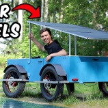 『100％太陽光発電で動く自動車をDIYしてみた』の画像