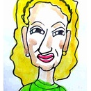 似顔絵・美輪明宏