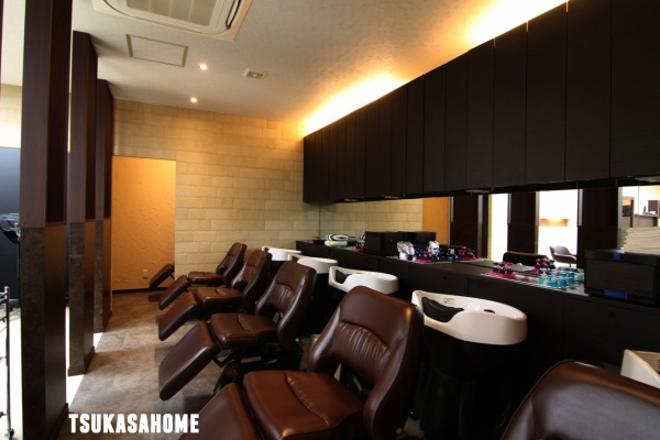 シンプル ナチュラル カッコイイ家 外観 内装 インテリア 施工事例 千葉 茨城 千葉県 茨城県のおしゃれな美容室内装画像