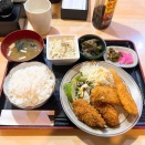 ミックスフライ定食＠あっちゃん