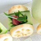精霊牛車にお土産を乗せて♪  HARBSのケーキを一緒に食べて♪