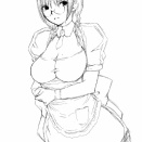 メイドさんらくがき