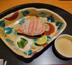 ホテル日航金沢で 今季の香箱蟹、食べ納め～ 弁慶