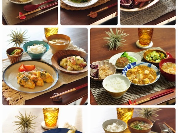 1週間分の我が家の献立まとめ(作りおきおかず、弁当、昼ごはん、晩ごはん)とおまけは必見！！昭和演歌レコードジャケットになったオットとわたし