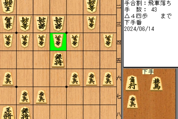 藤井聡太竜王・名人将棋 棋譜並べ日誌 - 右四間飛車