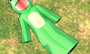 （､_'' (o)_: ( [三] ) _(o)`_, :::）　うわあああぁぁぁグロ注意 カエルのレインコート