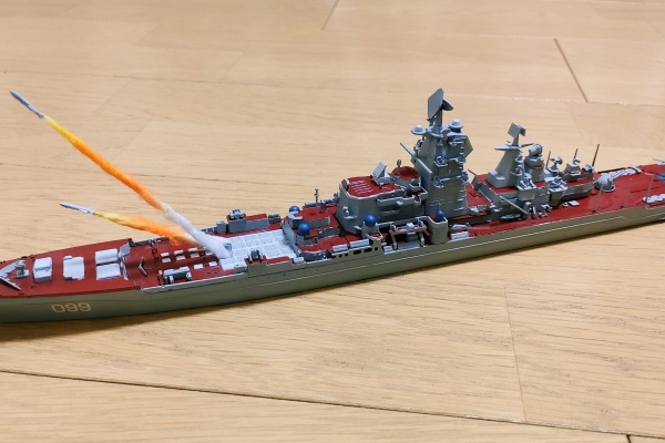 愛もけ・愛知で模型日記！ - ズベズダ1/700キーロフ級ミサイル