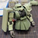 HGUC ザクII　製作　その1