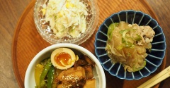 鶏の照り焼きアレンジの晩ごはん。果たしてアレンジになっているかどうかは置いといて。笑