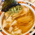 中華そば 麺や食堂【わんたんそば＋チャーハン（並）】＠神奈川県厚木市幸町