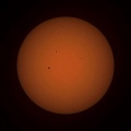 肩透かし台風！シー君が撮影した太陽面 ☆彡