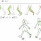 マンガ人体2・作画諸注意03:歩き02