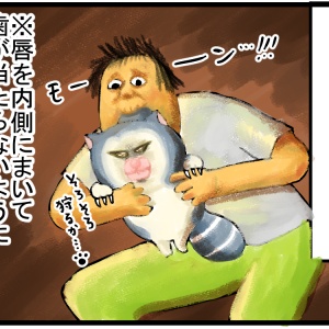 まめこ 筋子」の謎の膜を、ずっと警戒してました : まめきちまめこ