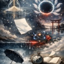 作品No.1839　心の雨音