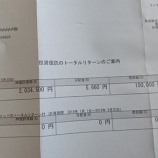 『NISA「トータルリターンのご案内」が届きました』の画像