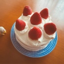 手作りのクリスマスケーキ