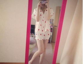 きゃりーぱみゅぱみゅの夏物パジャマ姿がエロい