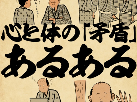 心とカラダの「矛盾」あるあるでござる