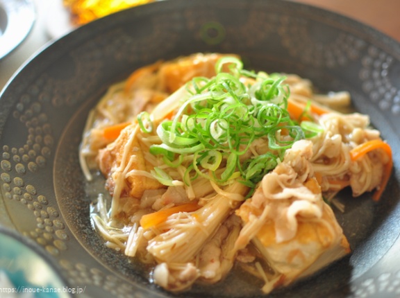 オットが珍しく褒めてくれた厚揚げ料理【厚揚げのとろみあんかけ】と晩ごはん