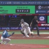 山﨑福也 7回裏 自らのフィールディングで流れを取り戻す！