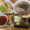 そばと酒　三貞で天ザル＆五目天ぷら