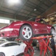 ポルシェ９９３カレラ４S　車検整備で、入庫　２