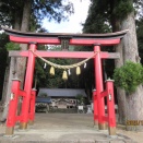 秋の旅20～高千穂から飛んできた天の岩屋戸の巨岩の欠片が落ちた神社❗️戸隠神社、岐阜県郡上市旧和良村