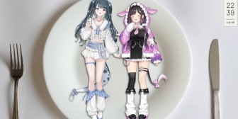 【にじさんじ】しののの皿に盛りつけられてて草