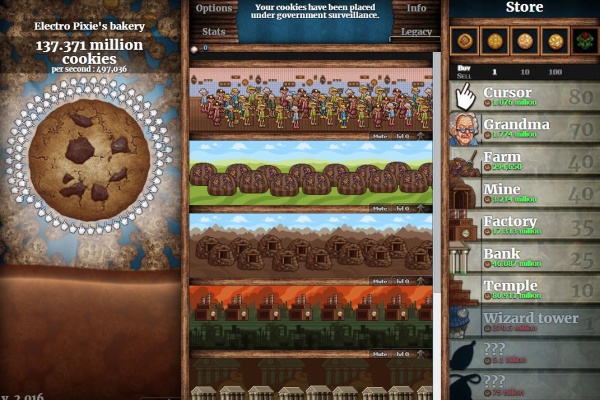 クッキーを生産するクリック 放置系ゲーム Cookie Clicker 名作フラッシュゲームまとめ クッキーを生産するクリック 放置系ゲーム Cookie Clicker 名作フラッシュゲームまとめ