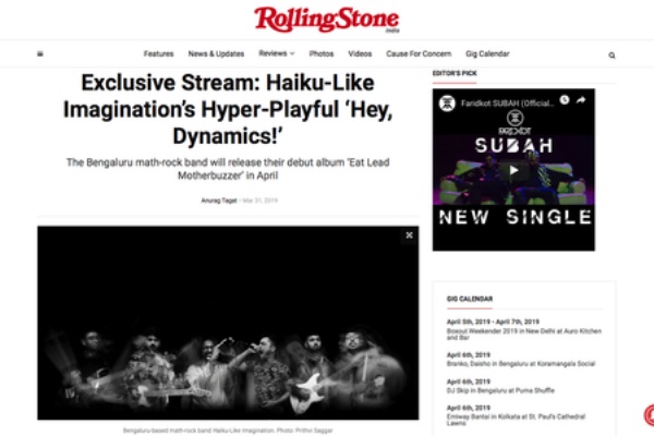 インドのマスロックバンドhaiku Like Imaginationの楽曲に日本人ギタリストが参加 アッチャー インディア 読んだり聴いたり考えたり インドのマスロックバンドhaiku Like Imaginationの楽曲に日本人ギタリストが参加 アッチャー インディア 読んだり聴いたり考えたり