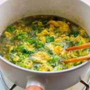 ♡栄養まるごと！ブロッコリーのふわ卵スープ♡【#簡単レシピ #時短 #節約 #おかずスープ 】